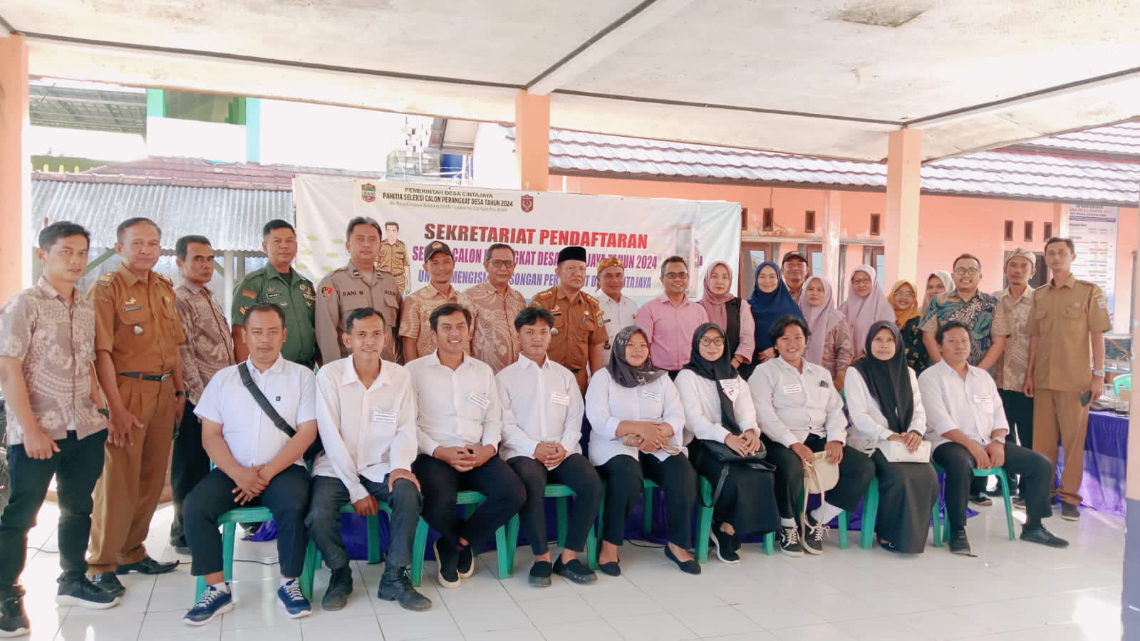 PELAKSANAAN TES SELEKSI PERANGKAT DESA DALAM JABATAN KAUR TU DAN UMUM DESA CINTAJAYA