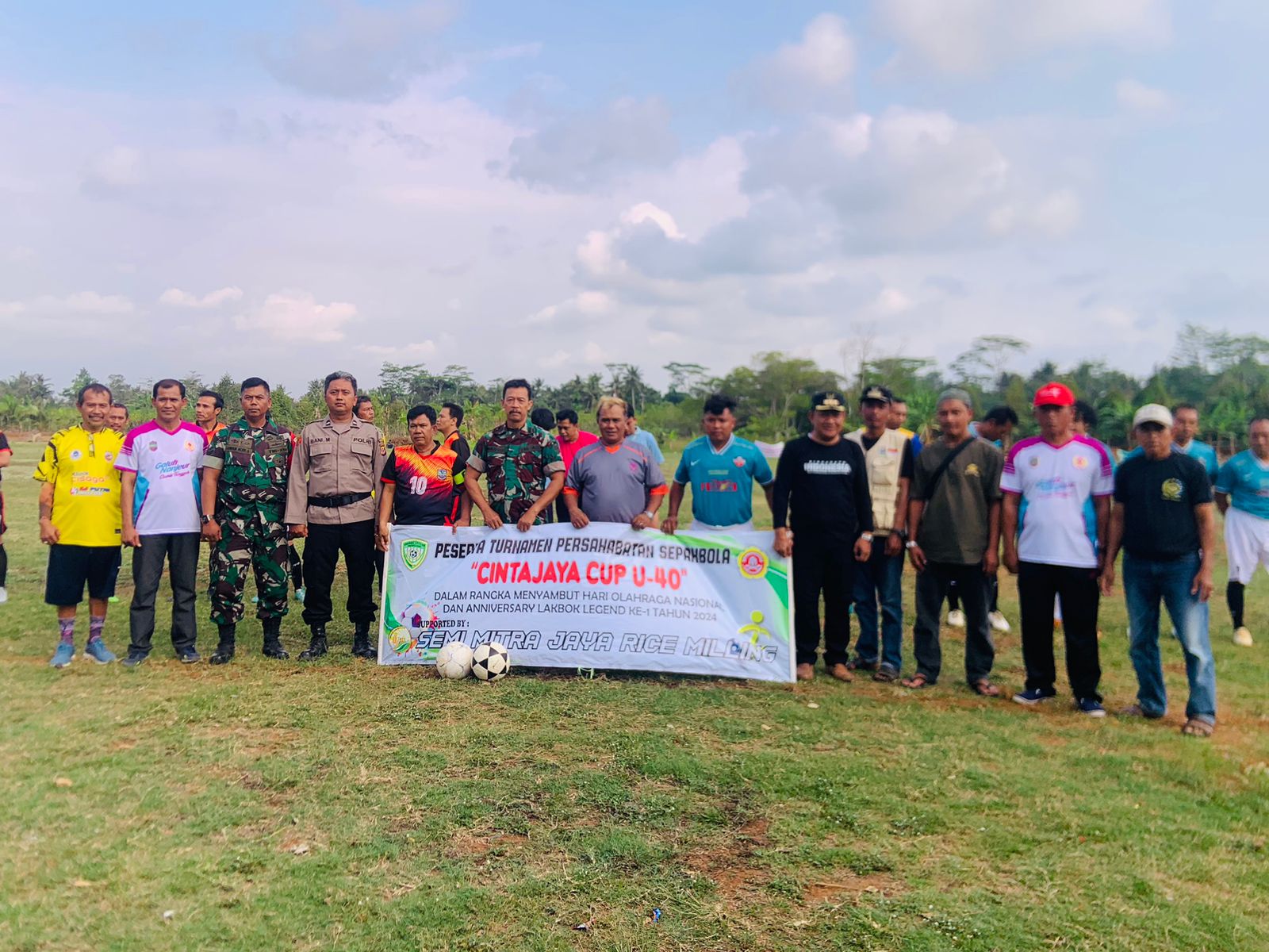 TURNAMEN PERSAHABATAN SEPAK BOLA "CINTAJAYA CUP U-40" TAHUN 2024