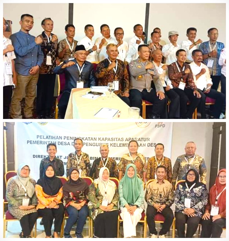 PELATIHAN PENINGKATAN KAPASITAS APARATUR PEMERINTAHAN DESA DAN PENGURUS KELEMBAGAAN DESA