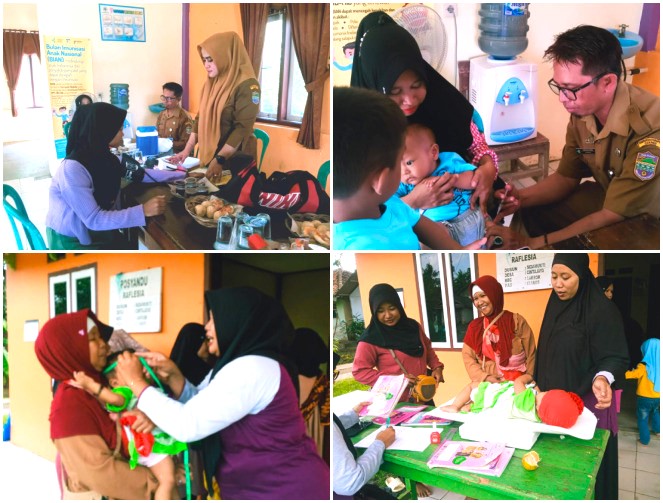 RUTINITAS KEGIATAN POSYANDU RAFLESIA DUSUN SIDAMUKTI PADA BULAN OKTOBER TAHUN 2024