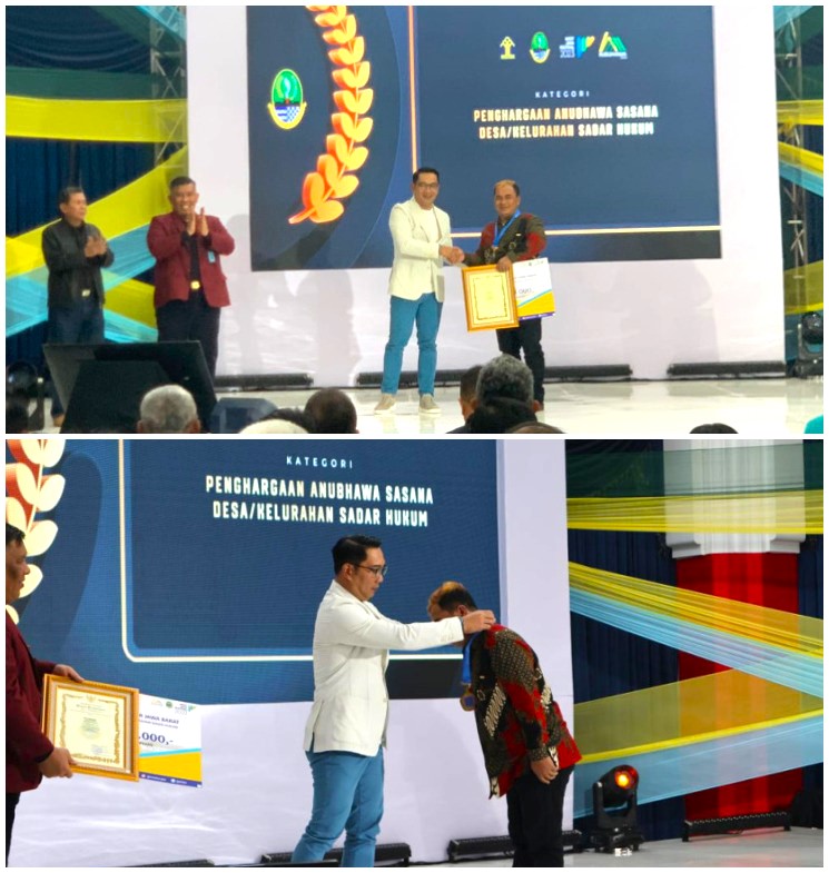 DESA CINTAJAYA PERNAH MENDAPATKAN PENGHARGAAN SEBAGAI DESA SADAR HUKUM DI TINGKAT PROVINSI JAWA BARAT PADA TAHUN 2023