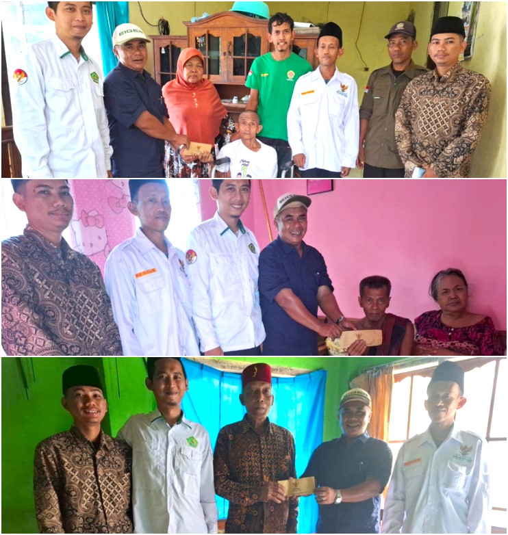 BANTUAN BAZNAS UNTUK WARGA DESA CINTAJAYA