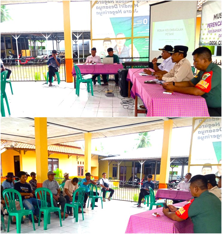 SOSIALISASI/EDUKASI KELOMPOK TANI seDESA CINTAJAYA
