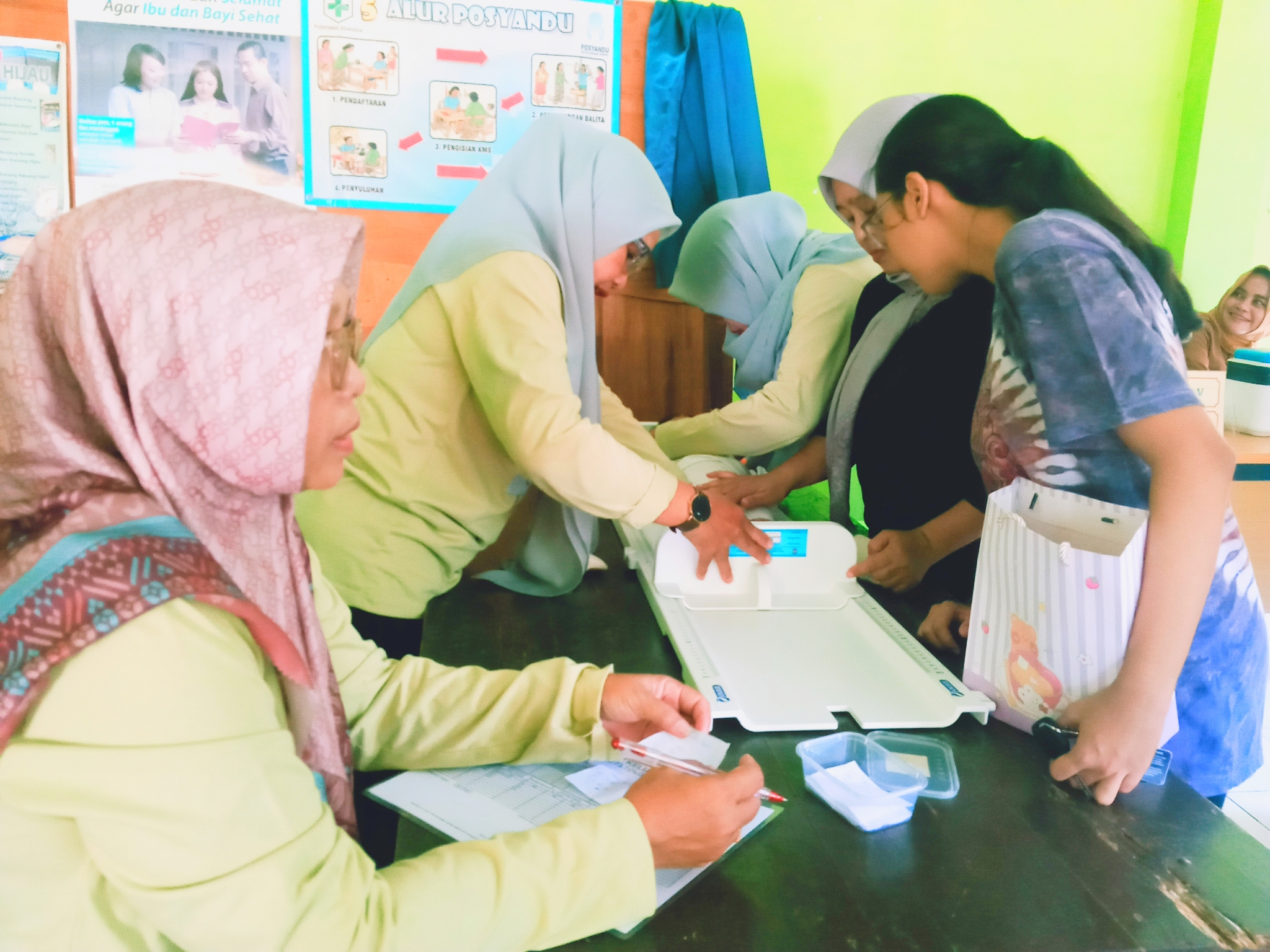 KEGIATAN POSYANDU ADENIUM 1 DUSUN NAMBO 1 DESA CINTAJAYA PADA BULAN JANUARI 2025