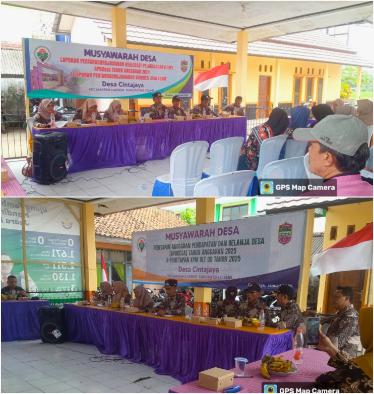 MUSYAWARAH DESA CINTAJAYA KEC. LAKBOK KAB. CIAMIS