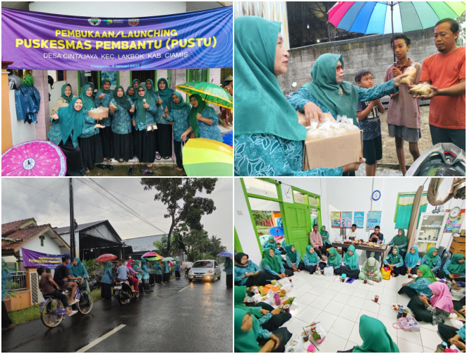 BERKAH RAMADHAN : PPK CINTAJAYA BERBAGI TAKJIL DI JALAN DEPAN PUSTU CINTAJAYA